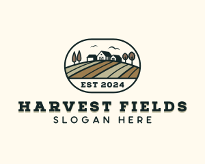 Countryside Farm Field logo design