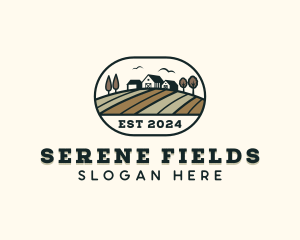 Countryside Farm Field logo design