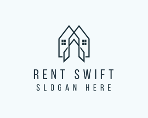 Residential Housing Rental  logo design