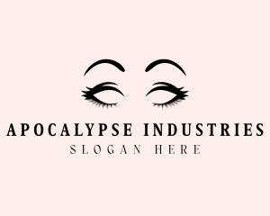 Beauty Eyelashes Makeup logo design