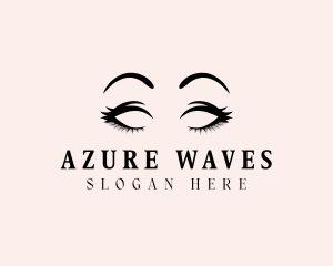 Beauty Eyelashes Makeup logo design