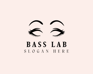 Beauty Eyelashes Makeup logo design