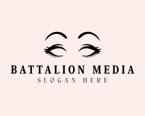 Beauty Eyelashes Makeup logo design