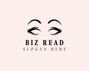 Beauty Eyelashes Makeup logo design