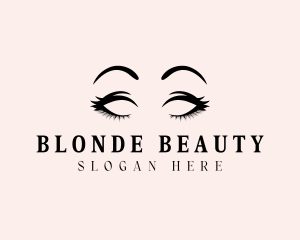 Beauty Eyelashes Makeup logo design