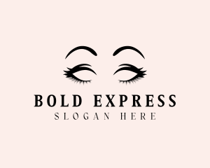 Beauty Eyelashes Makeup logo design