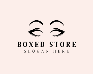 Beauty Eyelashes Makeup logo design