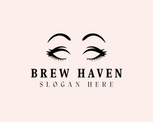 Beauty Eyelashes Makeup logo design