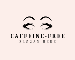 Beauty Eyelashes Makeup logo design