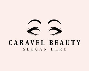 Beauty Eyelashes Makeup logo design