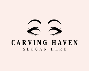 Beauty Eyelashes Makeup logo design