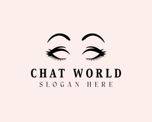 Beauty Eyelashes Makeup logo design