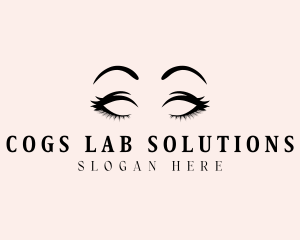 Beauty Eyelashes Makeup logo design