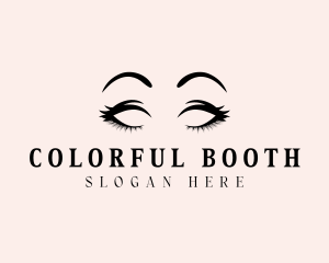 Beauty Eyelashes Makeup logo design