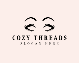 Beauty Eyelashes Makeup logo design