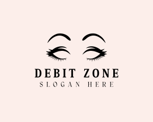 Beauty Eyelashes Makeup logo design