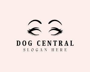 Beauty Eyelashes Makeup logo design