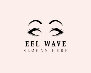 Beauty Eyelashes Makeup logo design