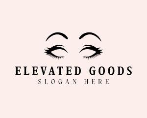 Beauty Eyelashes Makeup logo design