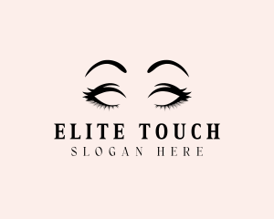 Beauty Eyelashes Makeup logo design