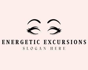 Beauty Eyelashes Makeup logo design