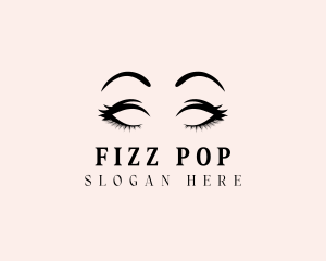 Beauty Eyelashes Makeup logo design