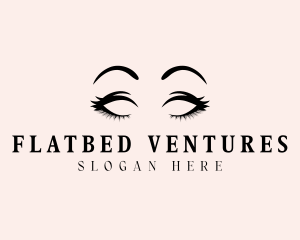 Beauty Eyelashes Makeup logo design