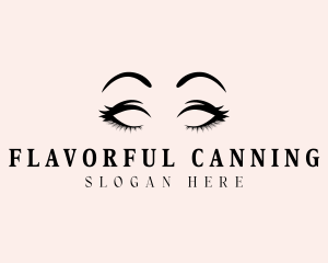 Beauty Eyelashes Makeup logo design