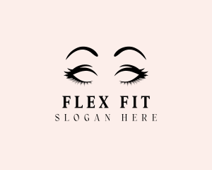 Beauty Eyelashes Makeup logo design