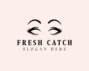 Beauty Eyelashes Makeup logo design