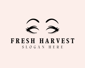 Beauty Eyelashes Makeup logo design