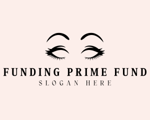 Beauty Eyelashes Makeup logo design