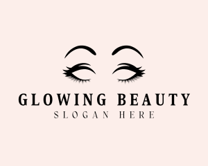 Beauty Eyelashes Makeup logo design