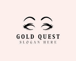 Beauty Eyelashes Makeup logo design