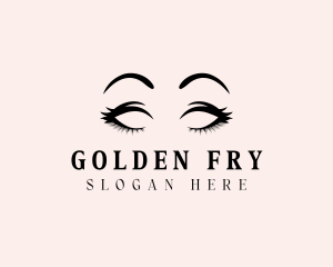 Beauty Eyelashes Makeup logo design