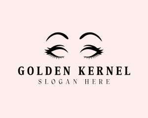 Beauty Eyelashes Makeup logo design