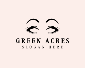 Beauty Eyelashes Makeup logo design