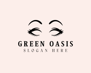 Beauty Eyelashes Makeup logo design