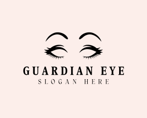 Beauty Eyelashes Makeup logo design