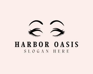 Beauty Eyelashes Makeup logo design