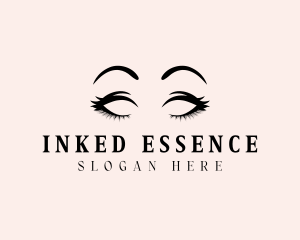 Beauty Eyelashes Makeup logo design