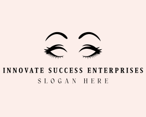 Beauty Eyelashes Makeup logo design