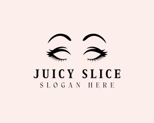 Beauty Eyelashes Makeup logo design