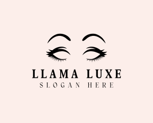 Beauty Eyelashes Makeup logo design