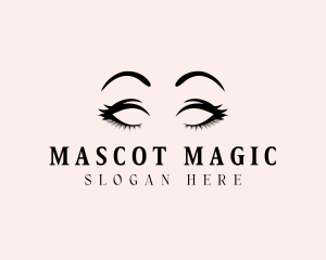 Beauty Eyelashes Makeup logo design