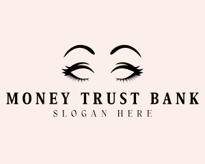 Beauty Eyelashes Makeup logo design