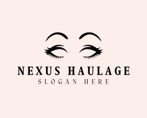 Beauty Eyelashes Makeup logo design