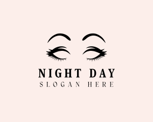 Beauty Eyelashes Makeup logo design