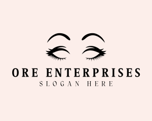 Beauty Eyelashes Makeup logo design