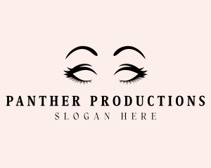 Beauty Eyelashes Makeup logo design